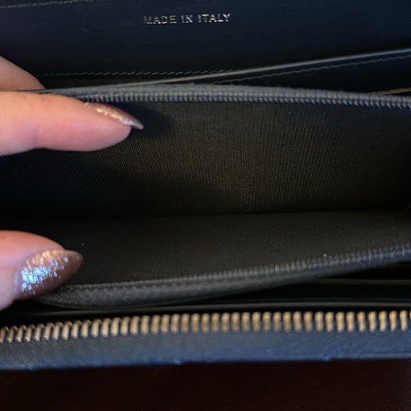 Rare Chanel Blue Le Boy Zip Crossbody Purse Wallet WOC 7.5x4x1 inches! EUC!!! - Picture 4 of 10